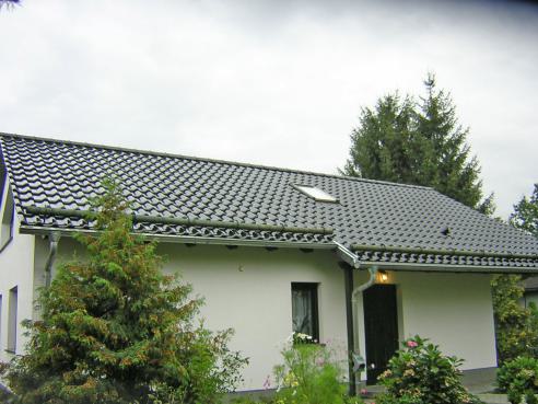 Schneefang auf Haus
